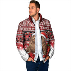 New Zealand Kekeno Seal Christmas Padded Jacket Maori Inspired Knitted Patterns