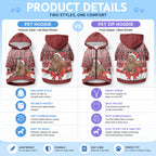 New Zealand Kekeno Seal Christmas Pet Hoodie Maori Inspired Knitted Patterns