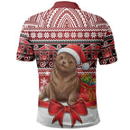 New Zealand Kekeno Seal Christmas Polo Shirt Maori Inspired Knitted Patterns