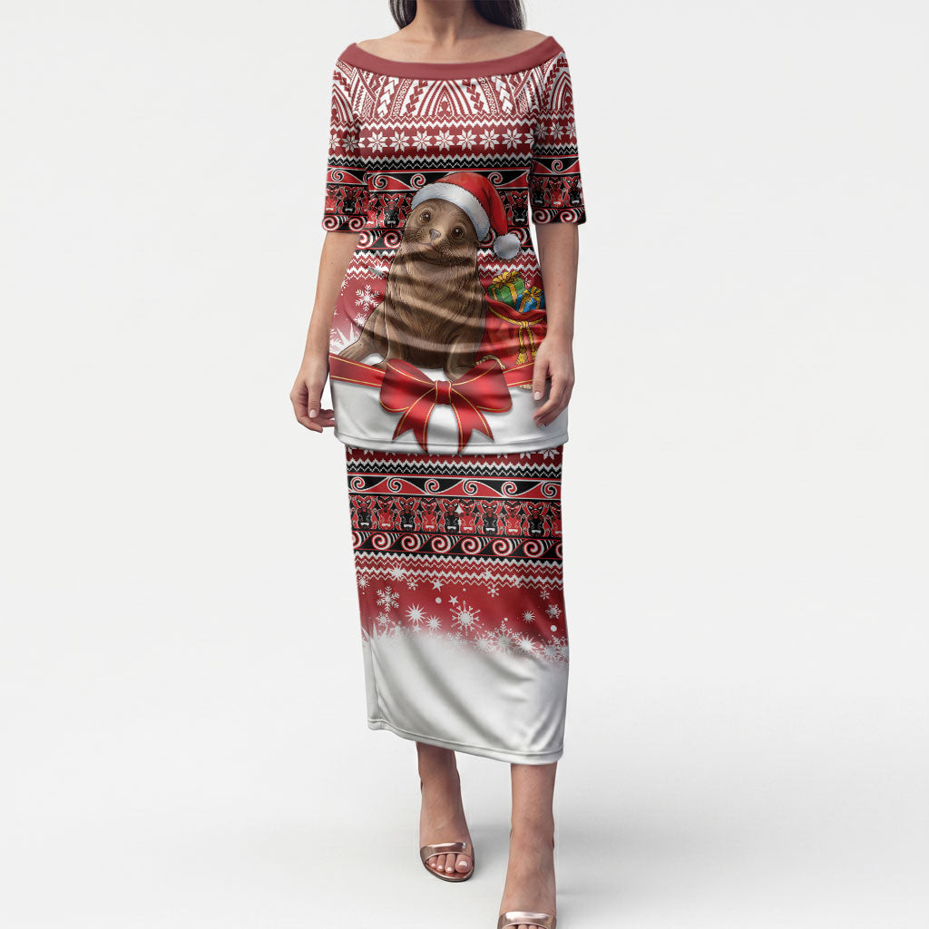 New Zealand Kekeno Seal Christmas Puletasi Maori Inspired Knitted Patterns
