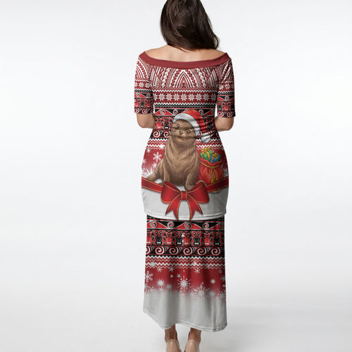 New Zealand Kekeno Seal Christmas Puletasi Maori Inspired Knitted Patterns