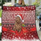 New Zealand Kekeno Seal Christmas Quilt Maori Inspired Knitted Patterns