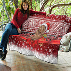 New Zealand Kekeno Seal Christmas Quilt Maori Inspired Knitted Patterns