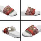New Zealand Kekeno Seal Christmas Slide Sandals Maori Inspired Knitted Patterns