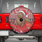 New Zealand Kekeno Seal Christmas Spare Tire Cover Maori Inspired Knitted Patterns