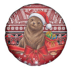 New Zealand Kekeno Seal Christmas Spare Tire Cover Maori Inspired Knitted Patterns
