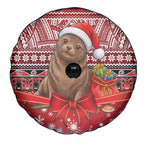New Zealand Kekeno Seal Christmas Spare Tire Cover Maori Inspired Knitted Patterns