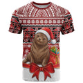 New Zealand Kekeno Seal Christmas T Shirt Maori Inspired Knitted Patterns