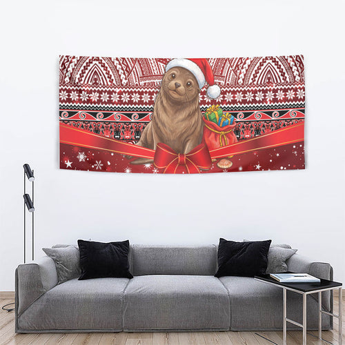New Zealand Kekeno Seal Christmas Tapestry Maori Inspired Knitted Patterns