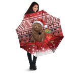 New Zealand Kekeno Seal Christmas Umbrella Maori Inspired Knitted Patterns