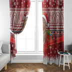New Zealand Kekeno Seal Christmas Window Curtain Maori Inspired Knitted Patterns
