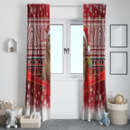 New Zealand Kekeno Seal Christmas Window Curtain Maori Inspired Knitted Patterns