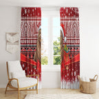 New Zealand Kekeno Seal Christmas Window Curtain Maori Inspired Knitted Patterns