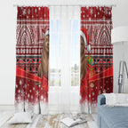 New Zealand Kekeno Seal Christmas Window Curtain Maori Inspired Knitted Patterns