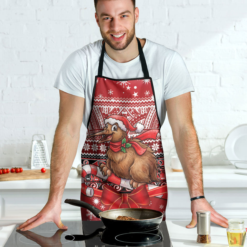 New Zealand Kiwi Bird Christmas Apron Maori Inspired Knitted Patterns