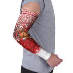 New Zealand Kiwi Bird Christmas Arm Sleeves Maori Inspired Knitted Patterns