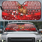 New Zealand Kiwi Bird Christmas Auto Sun Shade Maori Inspired Knitted Patterns