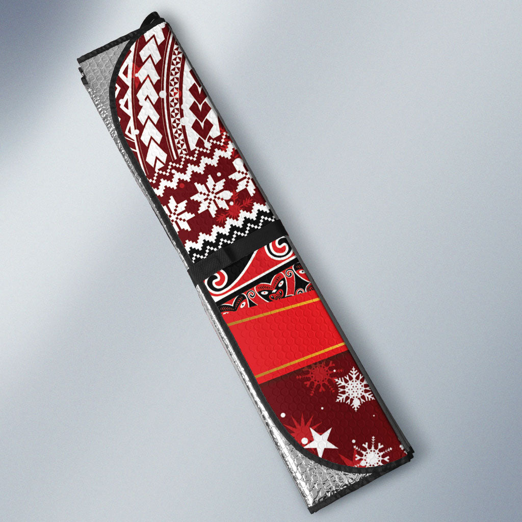 New Zealand Kiwi Bird Christmas Auto Sun Shade Maori Inspired Knitted Patterns