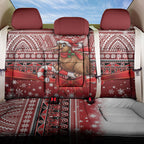 New Zealand Kiwi Bird Christmas Back Car Seat Cover Maori Inspired Knitted Patterns