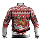 New Zealand Kiwi Bird Christmas Baseball Jacket Maori Inspired Knitted Patterns