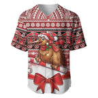 New Zealand Kiwi Bird Christmas Baseball Jersey Maori Inspired Knitted Patterns