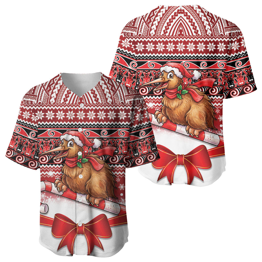 New Zealand Kiwi Bird Christmas Baseball Jersey Maori Inspired Knitted Patterns