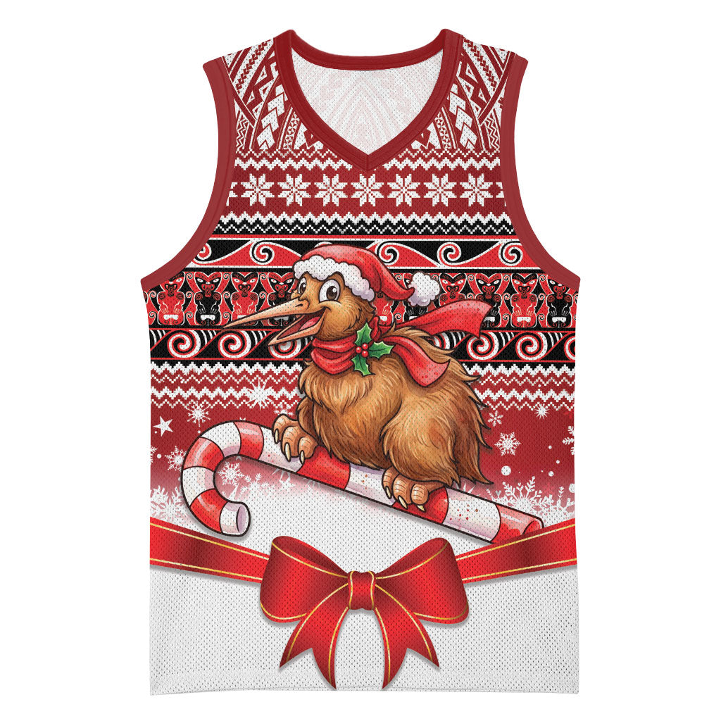 New Zealand Kiwi Bird Christmas Basketball Jersey Maori Inspired Knitted Patterns