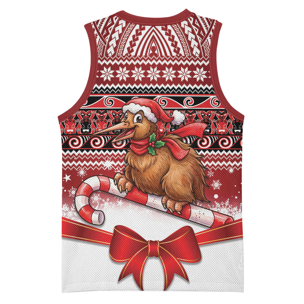 New Zealand Kiwi Bird Christmas Basketball Jersey Maori Inspired Knitted Patterns
