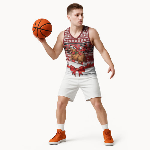New Zealand Kiwi Bird Christmas Basketball Jersey Maori Inspired Knitted Patterns