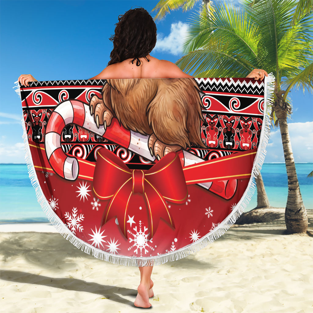 New Zealand Kiwi Bird Christmas Beach Blanket Maori Inspired Knitted Patterns