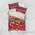 New Zealand Kiwi Bird Christmas Bedding Set Maori Inspired Knitted Patterns