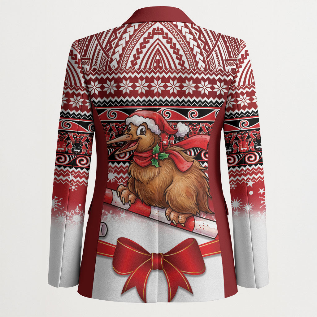 New Zealand Kiwi Bird Christmas Blazer Maori Inspired Knitted Patterns