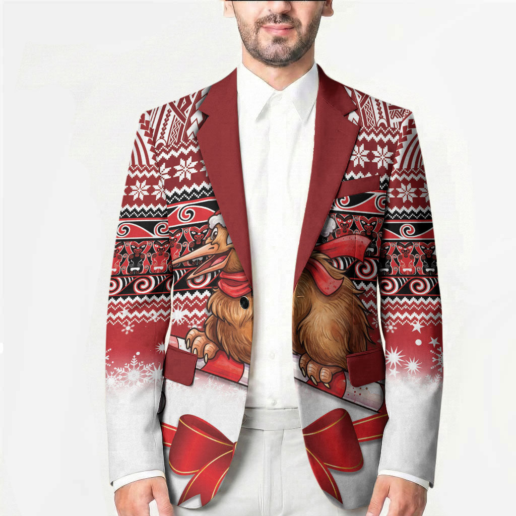 New Zealand Kiwi Bird Christmas Blazer Maori Inspired Knitted Patterns