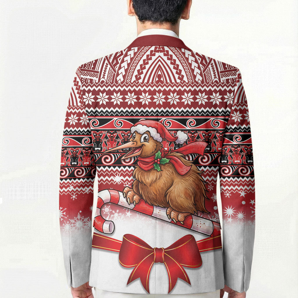 New Zealand Kiwi Bird Christmas Blazer Maori Inspired Knitted Patterns