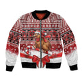 New Zealand Kiwi Bird Christmas Bomber Jacket Maori Inspired Knitted Patterns