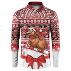 New Zealand Kiwi Bird Christmas Button Sweatshirt Maori Inspired Knitted Patterns