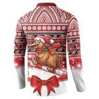 New Zealand Kiwi Bird Christmas Button Sweatshirt Maori Inspired Knitted Patterns