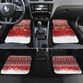 New Zealand Kiwi Bird Christmas Car Mats Maori Inspired Knitted Patterns