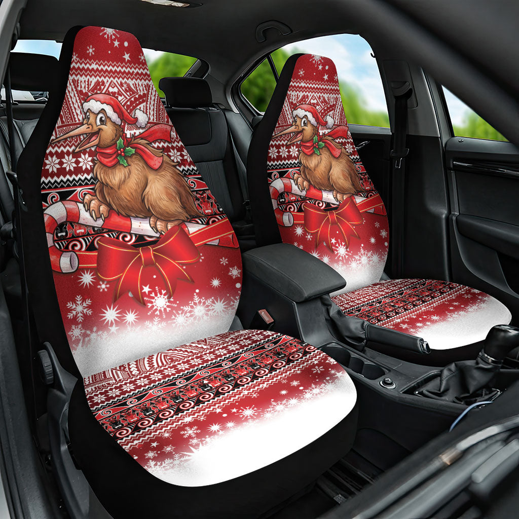 New Zealand Kiwi Bird Christmas Car Seat Cover Maori Inspired Knitted Patterns