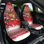 New Zealand Kiwi Bird Christmas Car Seat Cover Maori Inspired Knitted Patterns