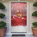 New Zealand Kiwi Bird Christmas Door Cover Maori Inspired Knitted Patterns