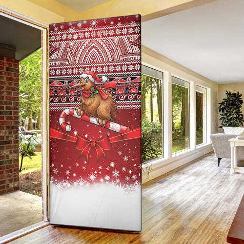 New Zealand Kiwi Bird Christmas Door Cover Maori Inspired Knitted Patterns