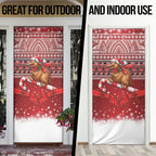 New Zealand Kiwi Bird Christmas Door Cover Maori Inspired Knitted Patterns