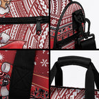 New Zealand Kiwi Bird Christmas Duffle Bag Maori Inspired Knitted Patterns