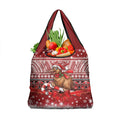 New Zealand Kiwi Bird Christmas Grocery Bag Maori Inspired Knitted Patterns