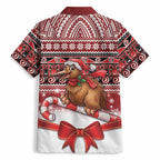 New Zealand Kiwi Bird Christmas Hawaiian Shirt Maori Inspired Knitted Patterns