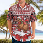 New Zealand Kiwi Bird Christmas Hawaiian Shirt Maori Inspired Knitted Patterns
