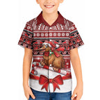 New Zealand Kiwi Bird Christmas Hawaiian Shirt Maori Inspired Knitted Patterns