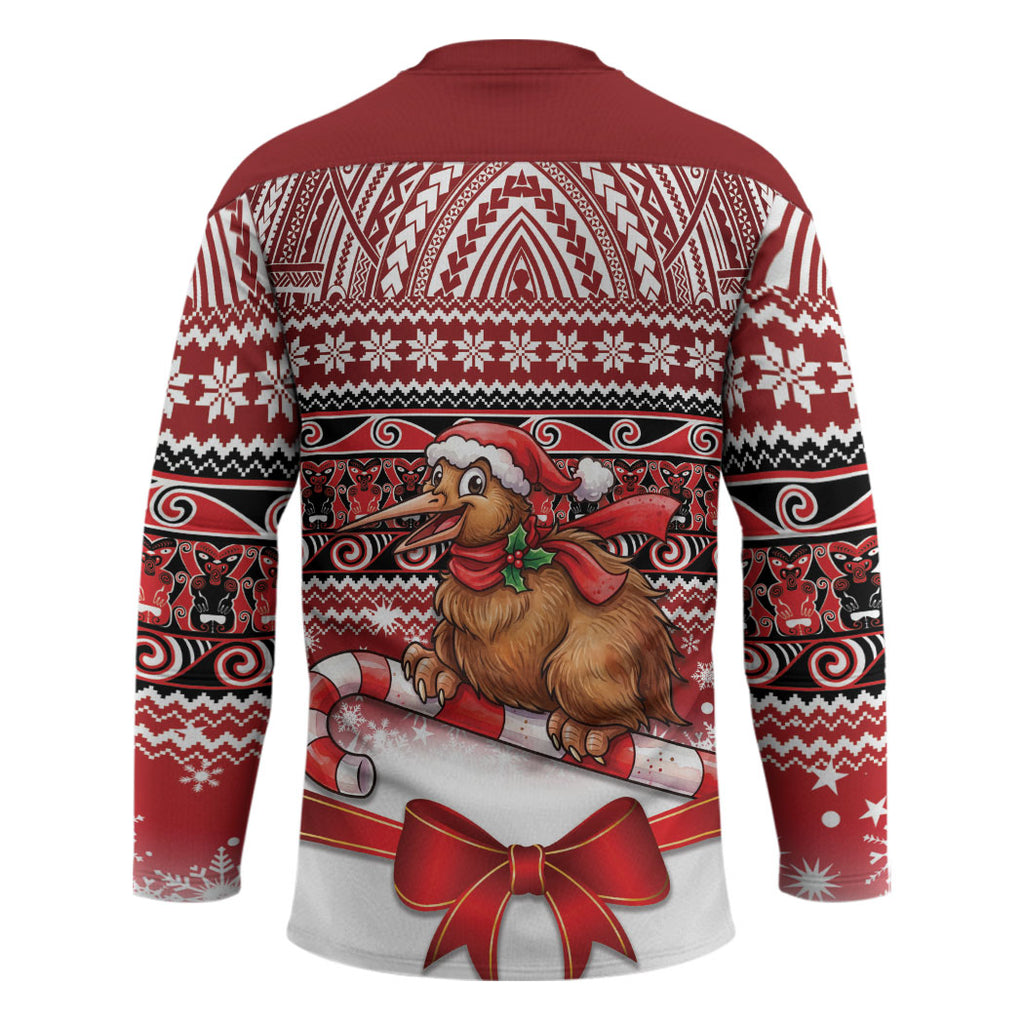 New Zealand Kiwi Bird Christmas Hockey Jersey Maori Inspired Knitted Patterns