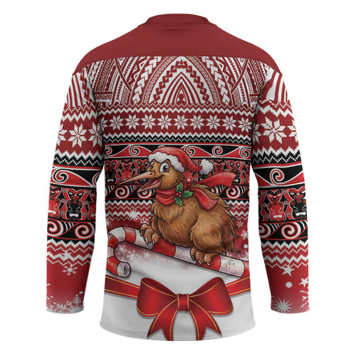 New Zealand Kiwi Bird Christmas Hockey Jersey Maori Inspired Knitted Patterns
